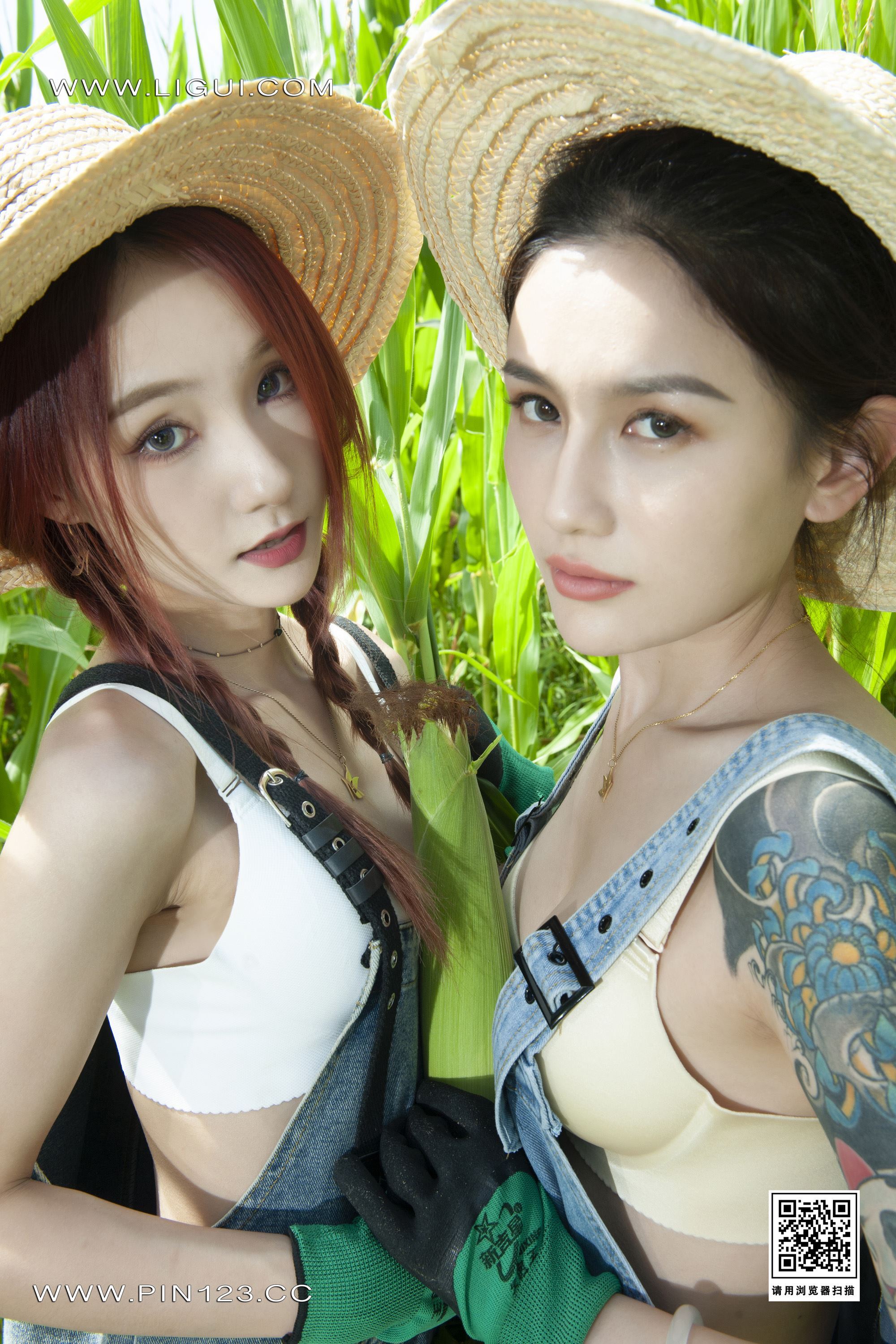 Ligui丽柜 2022.08.04 七夕-田园春色 甜甜&心心